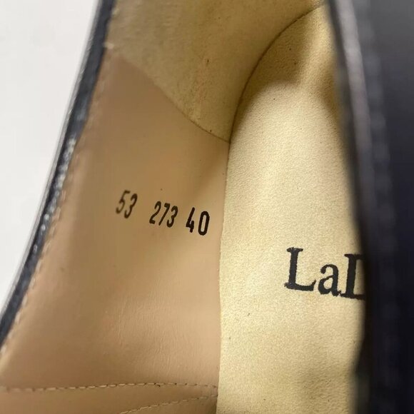 NEW LADUCA Mens Edward Black Strong Oxford Dance Shoes Size 8  Hard Sole Black main image 5